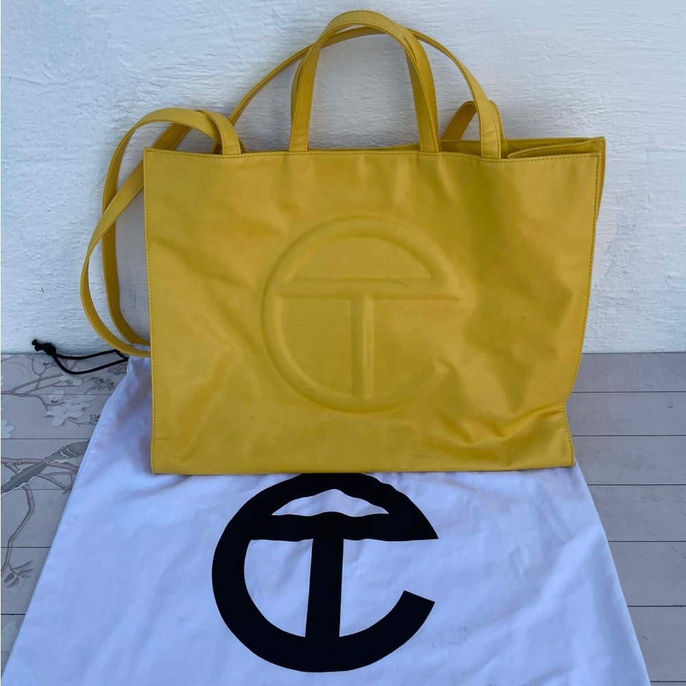 Telfar Yellow tote Bag